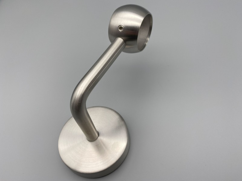 Handlaufhalter-Wand D = 33,7 Ronde D = 70 mit Kugelring für Rohr Ø42,4
